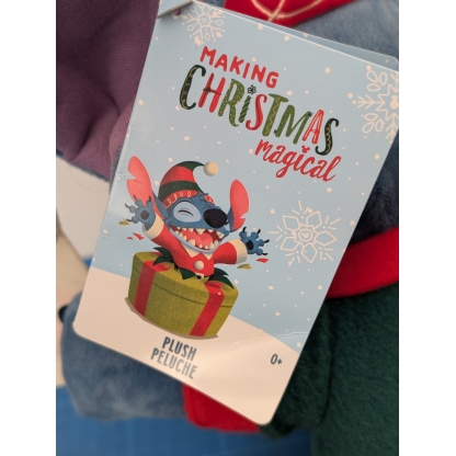 Stitch Christmas Elf Disney Parks Plush With Tags