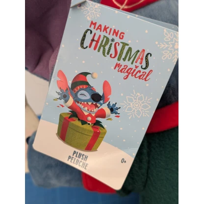 Stitch Christmas Elf Disney Parks Plush With Tags