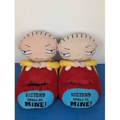 Family Guy Stewie Victory Shall Be Mine Figural Slippers