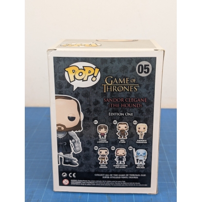 Funko Pop! Game of Thrones The Hound #05. "What do you want?" Add the formidable Sandor "The Hound" Clegane