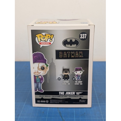 Funko Pop! Heroes Batman 1989 The Joker #337 Chase Edition. Add the rare Chase Edition of The Joker from the 1989 Batman movie