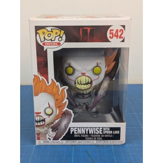 Funko Pop! Movies IT Pennywise with Spider Legs #542. Float into your collection with this used Funko Pop! Movies figure featuring Pennywise