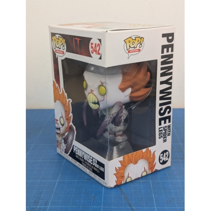 Funko Pop! Movies IT Pennywise with Spider Legs #542. Float into your collection with this used Funko Pop! Movies figure featuring Pennywise