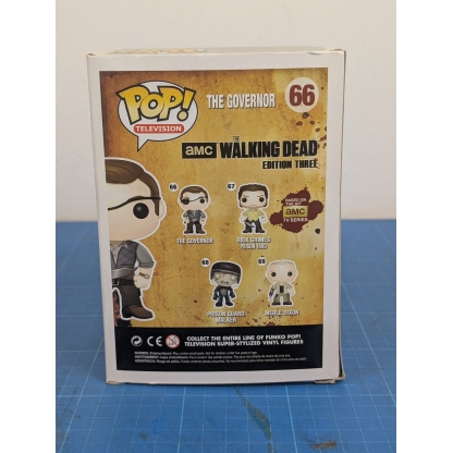 Funko Pop! Television The Walking Dead The Governor #66. "Liar." Add the menacing Governor to your The Walking Dead Funko Pop!
