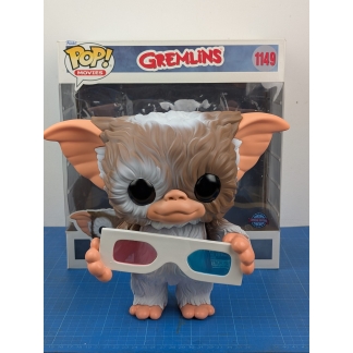 Gizmo Gremlins #1149 10 Inch Funko Pop Damaged Box. Go big with cute! Add this used Large 10-inch Funko Pop!