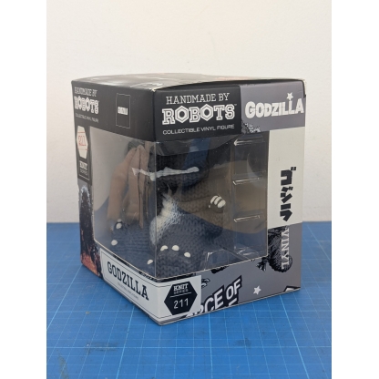 Handmade by Robots Godzilla Knit Series Vinyl Figure #211. Roar into your collection with this unique Handmade by Robots Godzilla vinyl