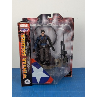 Marvel Select Winter Soldier Action Figure Disney Store Exclusive. Bring home the enigmatic Winter Soldier with this detailed Marvel Select action figure