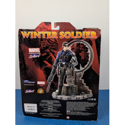 Marvel Select Winter Soldier Action Figure Disney Store Exclusive. Bring home the enigmatic Winter Soldier with this detailed Marvel Select action figure