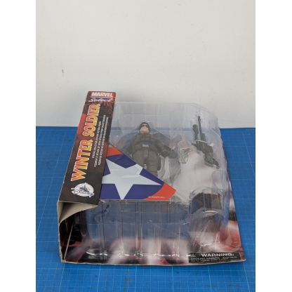 Marvel Select Winter Soldier Action Figure Disney Store Exclusive. Bring home the enigmatic Winter Soldier with this detailed Marvel Select action figure