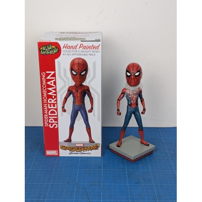 Spider-Man, Head Knocker, NECA, Marvel, Homecoming, Bobblehead, Figure, Collectible, Opened, Livestream, Otherwise New