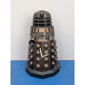 Doctor Who Dalek Wall Mountable Clock - WESCO 2004 - Working (Bent Hands, Battery Corrosion)
