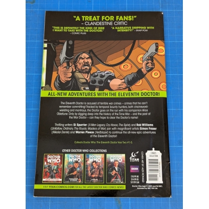 Doctor Who: The Eleventh Doctor Comic Strip Collection - The Then and The Now - Used Graphic Novel - Image 2