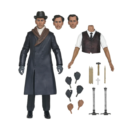 HAMMER HORROR - HORROR OF DRACULA (1958) VAN HELSING ULTIMATE 7 INCH SCALE ACTION FIGURE