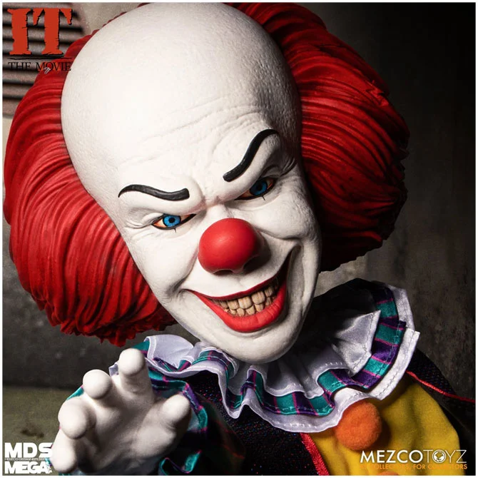 Mezco MDS Mega Scale IT 1990 Talking Pennywise Figure - Image 4