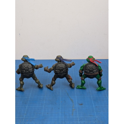 Teenage Mutant Ninja Turtles TMNT 2003 Playmates Action Figures Bundle - Leonardo, Donatello, Raphael (Played Condition) - Image 5