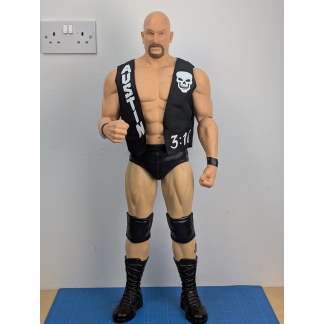 WWE Stone Cold Steve Austin Large Action Figure - Played With