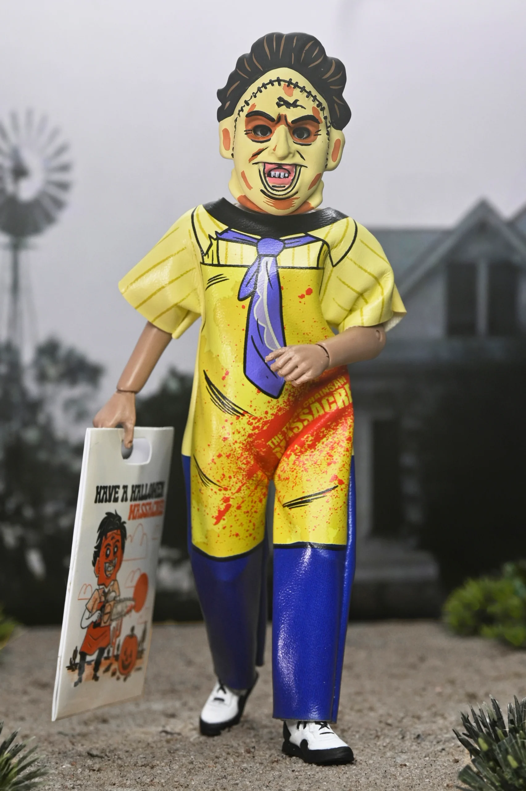 NECA, Leatherface, Texas Chainsaw Massacre, TCM, Ben Cooper, Costume Kids, 6-inch figure, Clothed Figure, Horror Collector, Vintage Halloween, Series 9