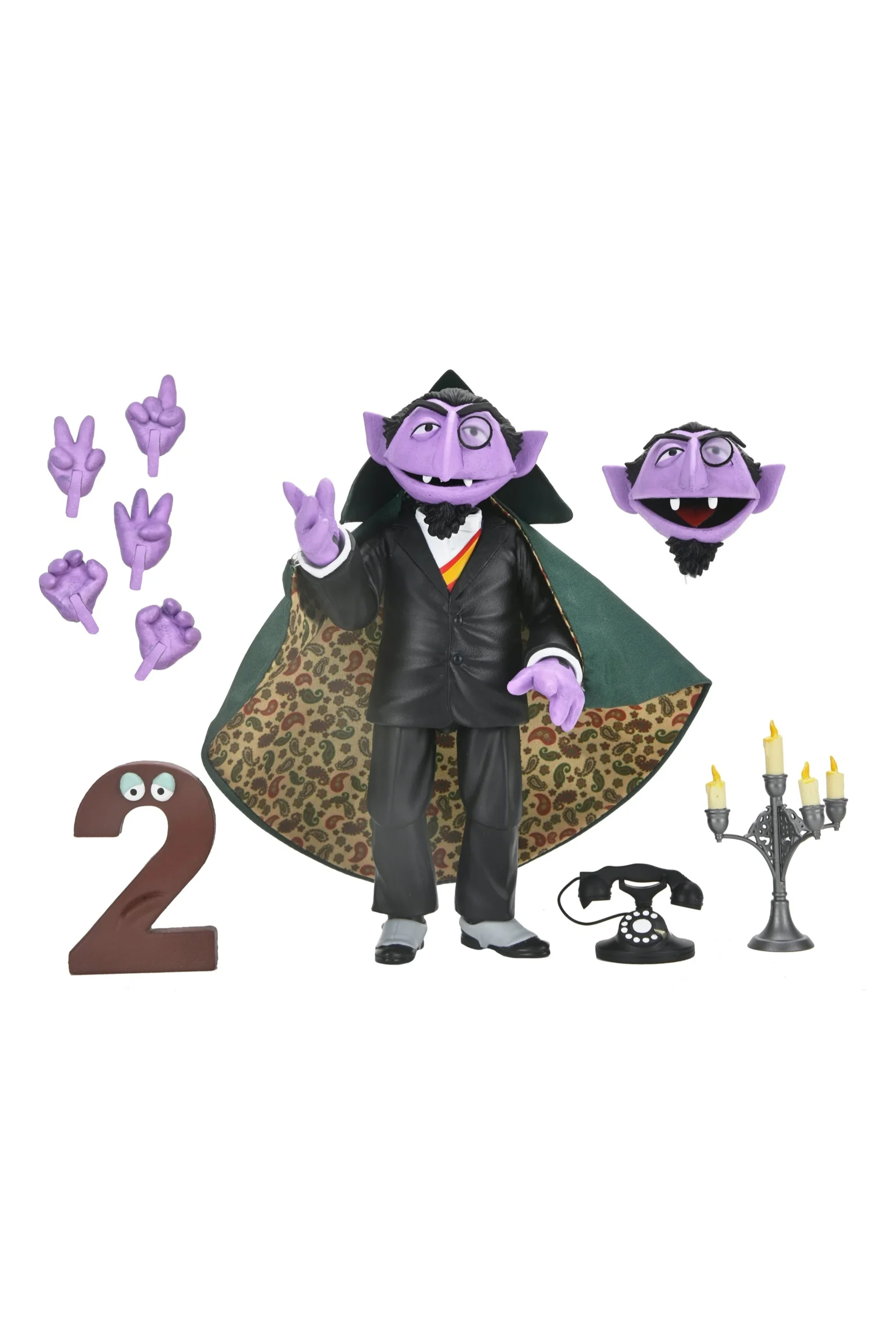 NECA Ultimate The Count Action Figure – Sesame Street (7-Inch Scale)