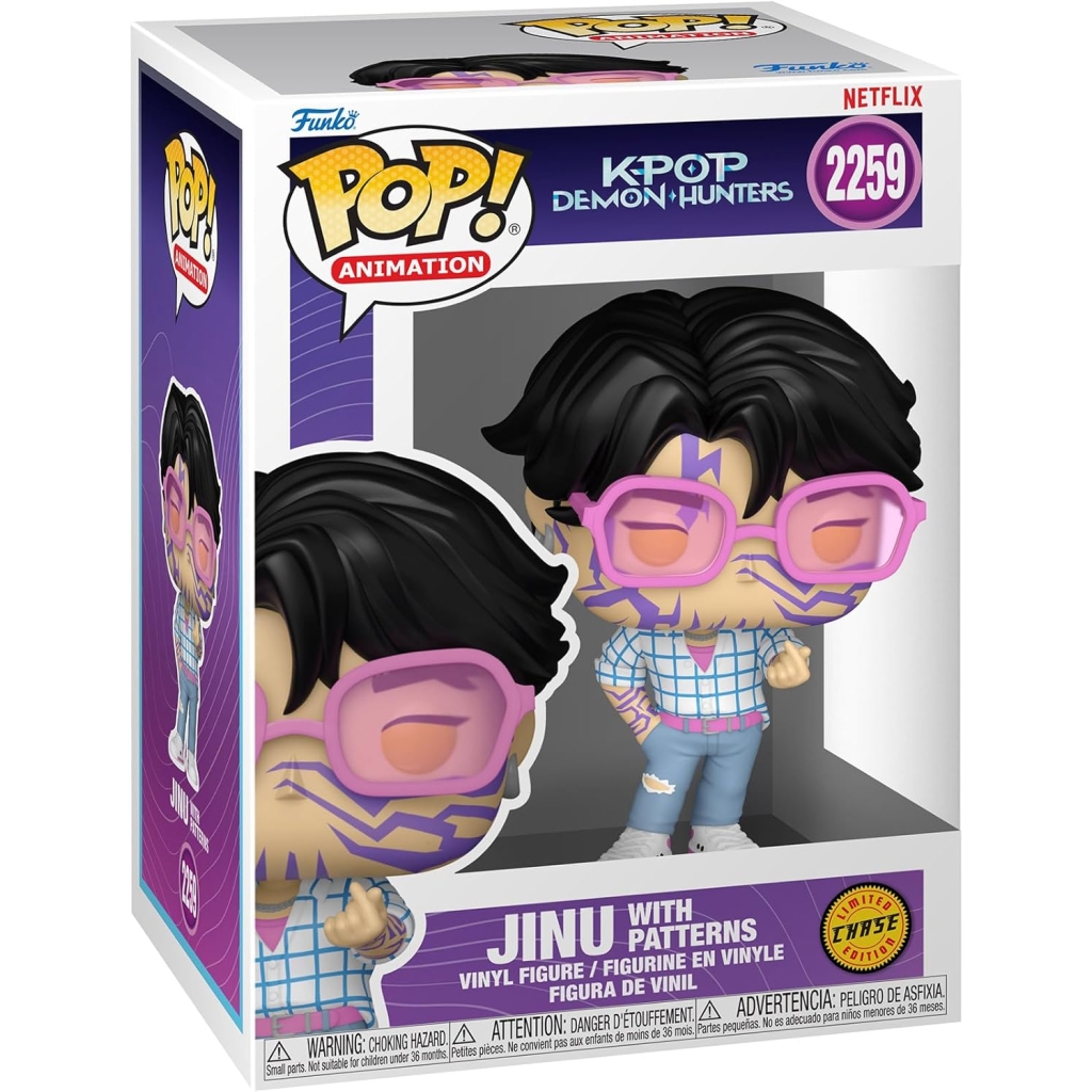 K-Pop Demon Hunters Jinu With Patterns CHASE Funko Pop! #2259 (Netflix ...