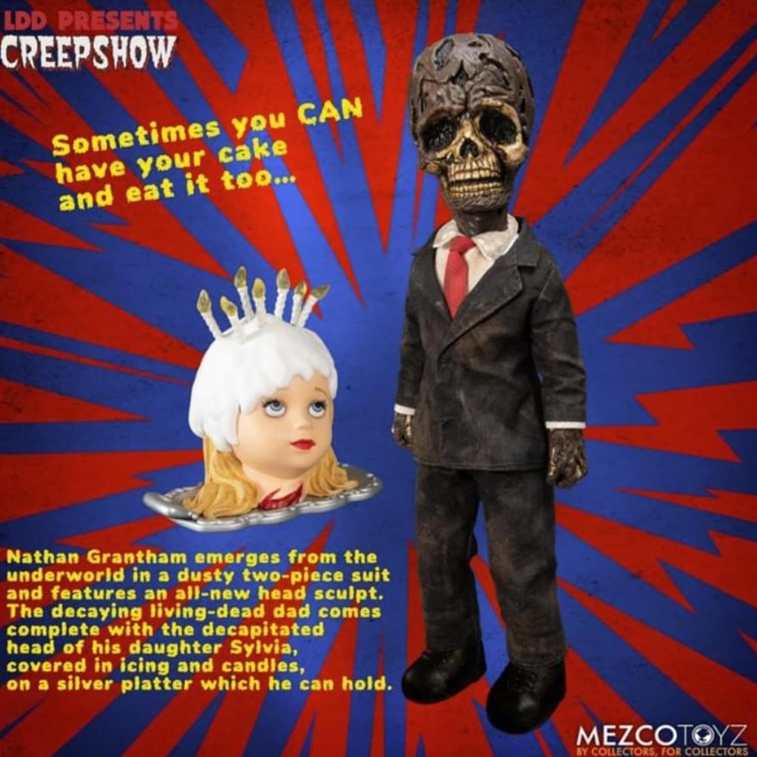 Nathan Grantham LDD Figure with Head Cake Accessory