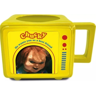 Chucky TV-shaped heat changing ceramic mug 500ml