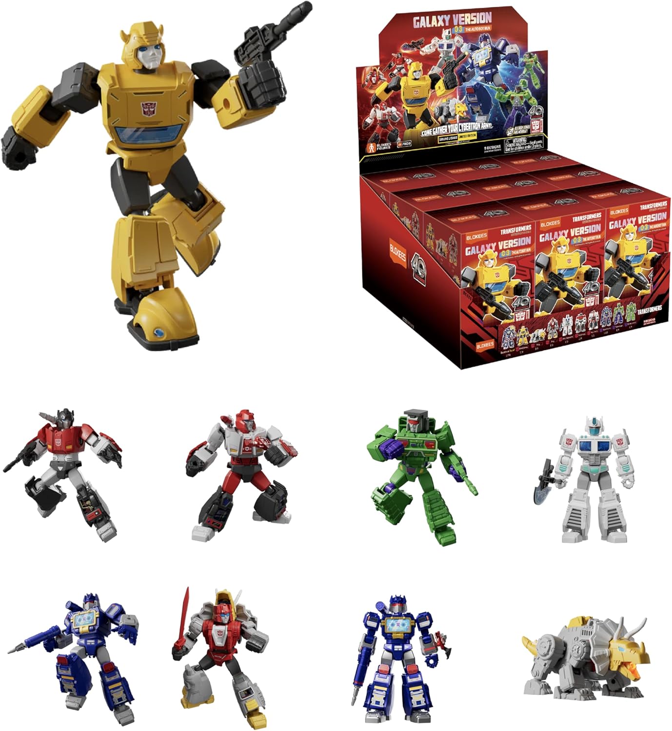 Transformers Blokees Galaxy Version 03 The Autobot Run mystery blind box