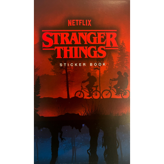 Official Stranger Things A5 Sticker Book 8 Pages of Characters