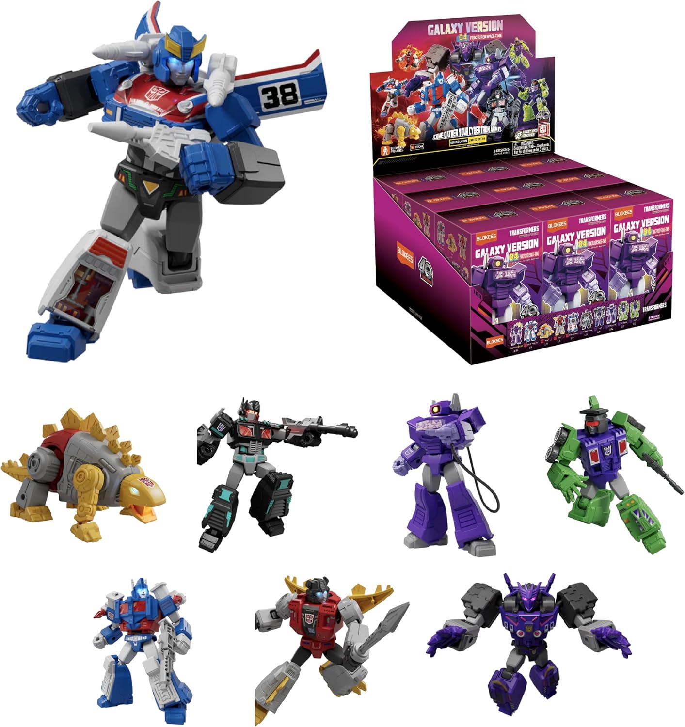Transformers Blokees Galaxy Version 04 Fractured Space-Time blind box