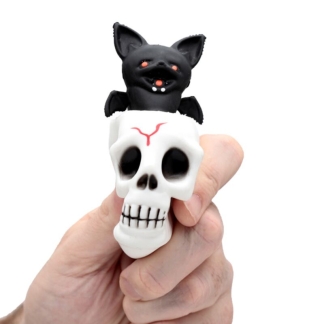 Squeezy Skull Bat Pop-Out Sensory Toy