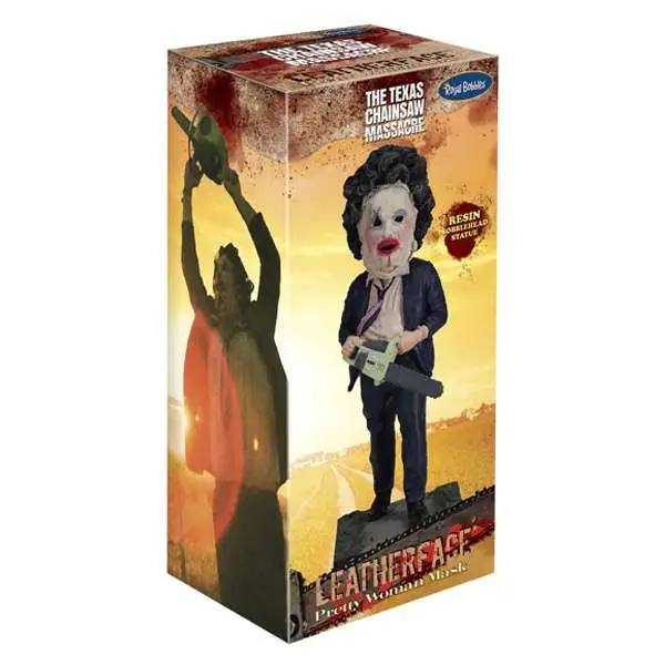 Leatherface Pretty Womam Mask Bobble Head