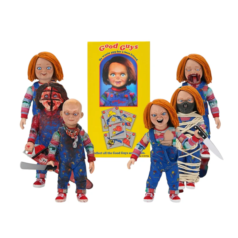 NECA Chucky TV Series Good Guy Blind Box 7-inch action figure mystery box.