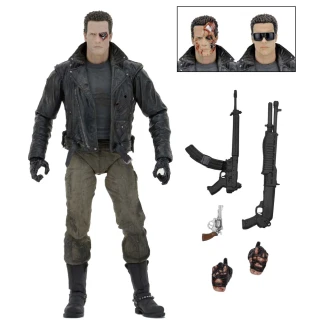 Terminator Ultimate T-800 Police Station Assault NECA Figure Front View