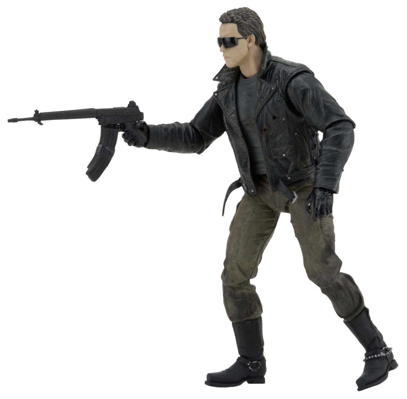 Terminator Ultimate T-800 Police Station Assault NECA Figure Front View